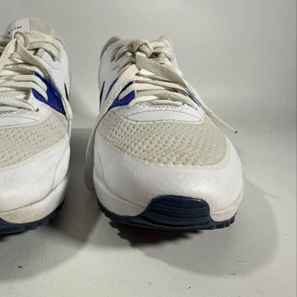 Nike Air Max 90 Spikeless Golf Shoes White Blue And Black Size 11 - Picture 12 of 16
